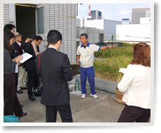 白鶴銀座天空農園 園長 小田朝水