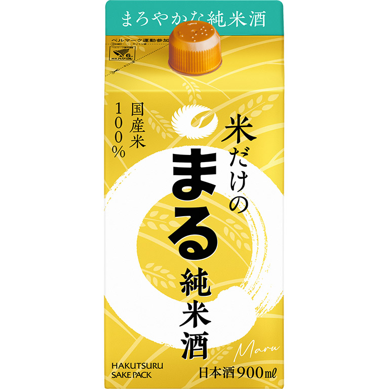 白鶴　サケパック　米だけのまる　純米酒