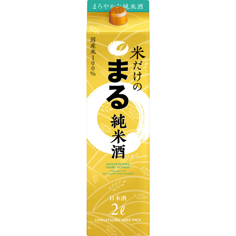 白鶴　サケパック　米だけのまる　純米酒