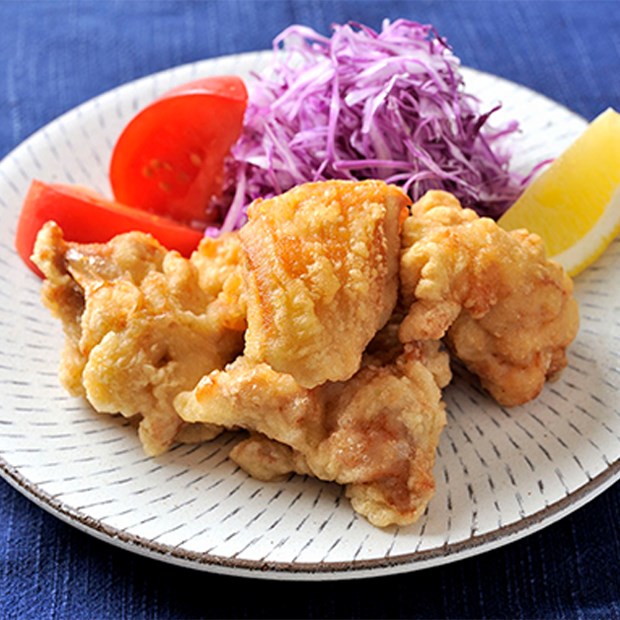 柚子コショウ風味の鶏から揚げ