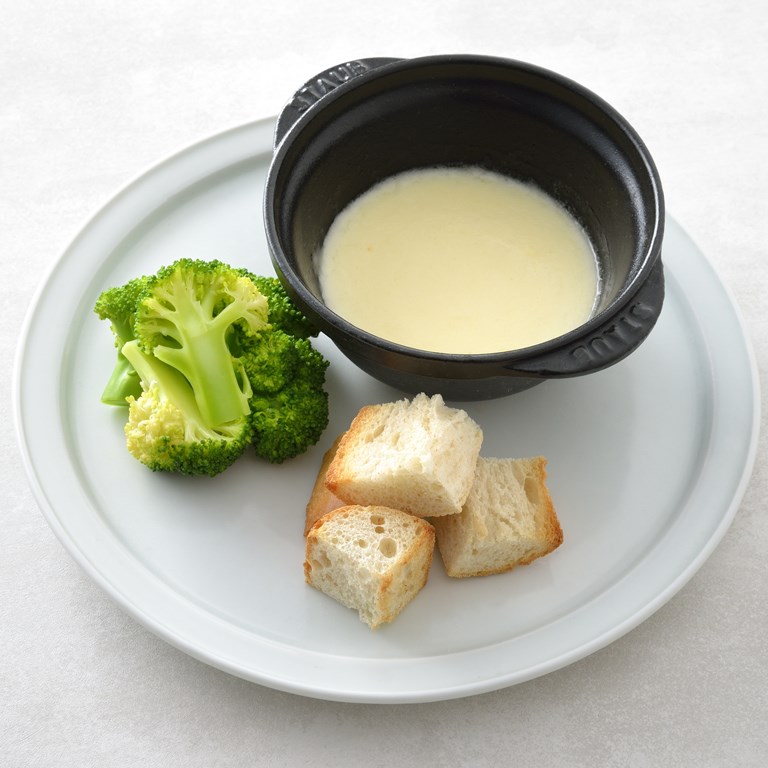 風味豊かなチーズフォンデュ