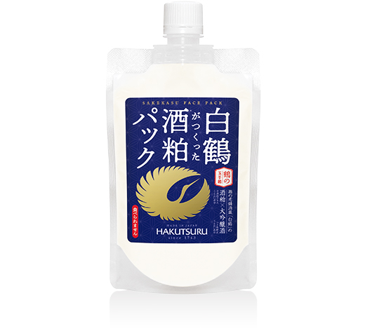 画像:白鶴がつくった酒粕パック